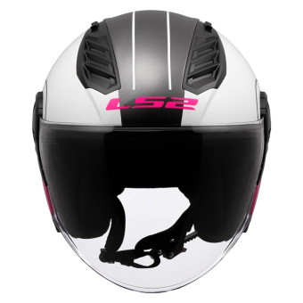 LS2 Funda Airflow II Blanco Rosa OF616