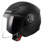 Casque jet LS2 Airflow II Solid Matt Black OF616