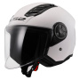 Casque jet LS2 Airflow II Solid White OF616