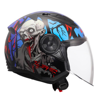 LS2 Airflow II Zombie II BlacK Red Blue OF616