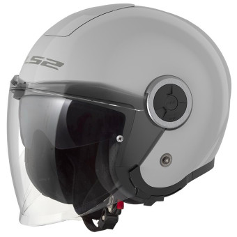 Casque jet LS2 Classy Solid Pearl Grey OF620 Casque jet LS2 Classy Solid Pearl Grey OF620
