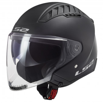 Casque jet LS2 Copter II Matt Black OF600 Casque jet LS2 Copter II Matt Black OF600