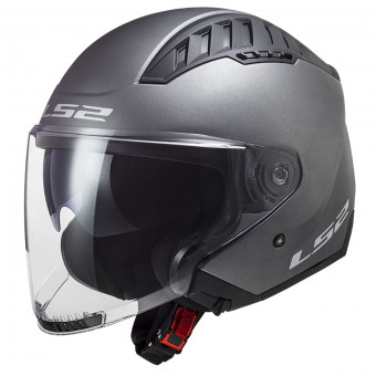 Casque jet LS2 Copter II Matt Titanium OF600 Casque jet LS2 Copter II Matt Titanium OF600