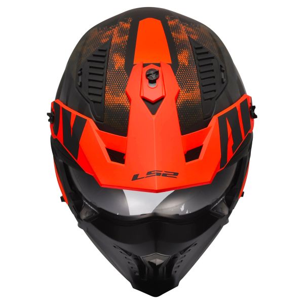 LS2 Drifter Gas Grey Orange OF606