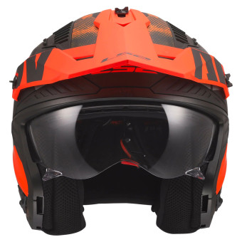 LS2 Drifter Gas Grey Orange OF606