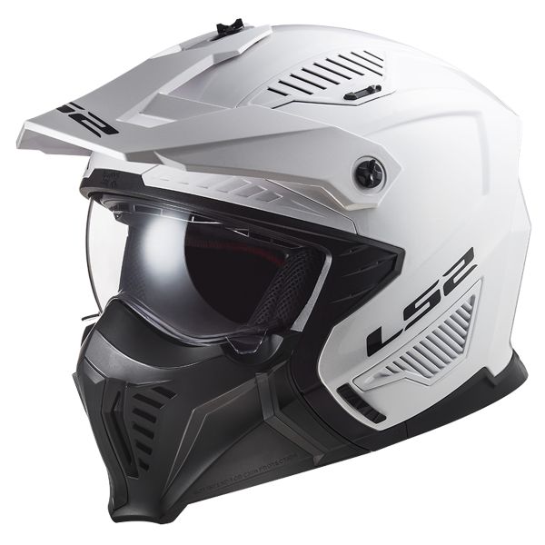 Casco moto LS2 Drifter White OF606 en Stock