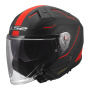 Casque jet LS2 Infinity II Veyron Black Grey Red OF603