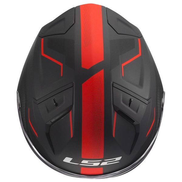 LS2 Infinity II Veyron Black Grey Red OF603