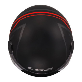 LS2 Sphere Lux II Minim Black Red OF558