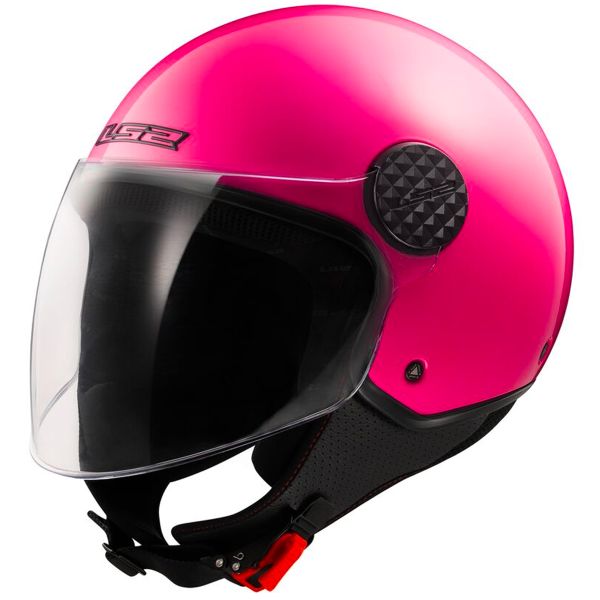 jet LS2 Sphere Lux II Solid Fluo Pink OF558 jet LS2 Sphere Lux II Solid Fluo Pink OF558