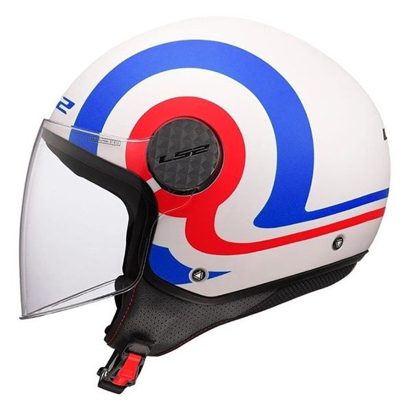 LS2 Esfera Lux II Urby Blanco Azul Rojo OF558