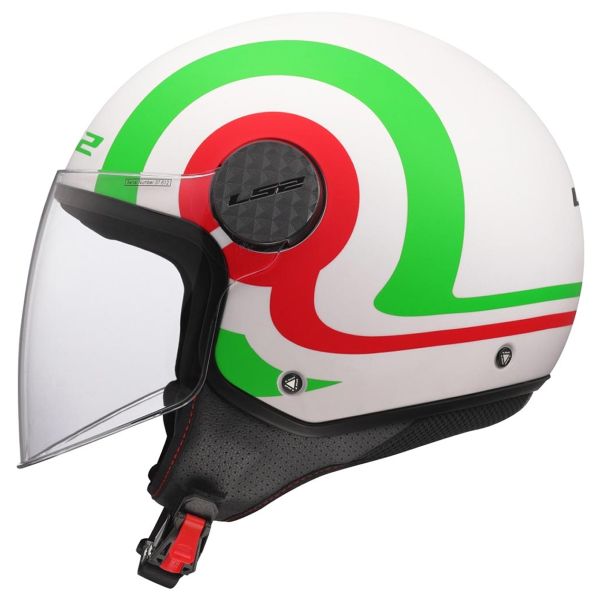 LS2 Esfera Lux II Urby Blanco Verde Rojo OF558
