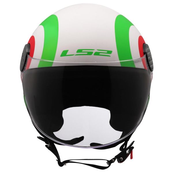 LS2 Esfera Lux II Urby Blanco Verde Rojo OF558