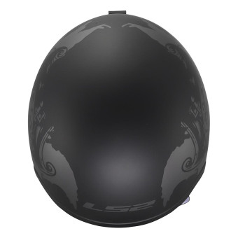 LS2 Spitfire II Willy Black Grey OF599