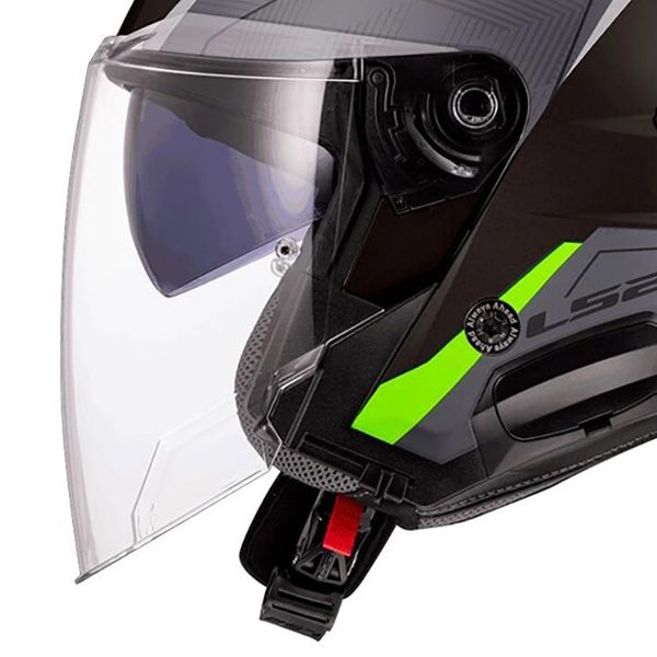 LS2 Verso II Air Negro H-Vis Amarillo OF618