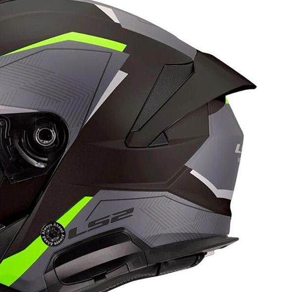 LS2 Verso II Air Negro H-Vis Amarillo OF618