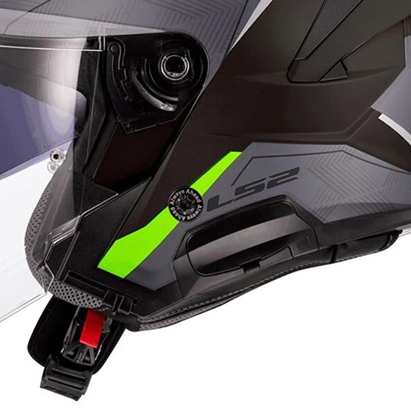 LS2 Verso II Air Negro H-Vis Amarillo OF618