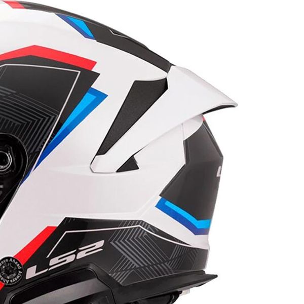 LS2 Verso II Air Blanco Azul Rojo OF618