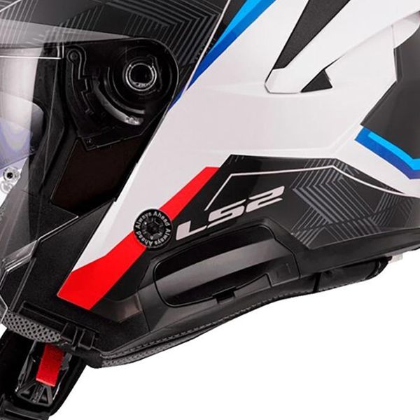 LS2 Verso II Air Blanco Azul Rojo OF618