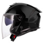 Casque jet LS2 Verso II Slido Negro OF618