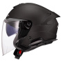 Casque jet LS2 Verso II Slido Negro Mate OF618