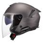 Casque jet LS2 Verso II Slido Mate Ttanio OF618