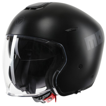 jet Momo Design Aero Negro Mate Gris Oscuro
