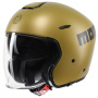 Casque jet Momo Design Aero Oro Mate Gris Oscuro
