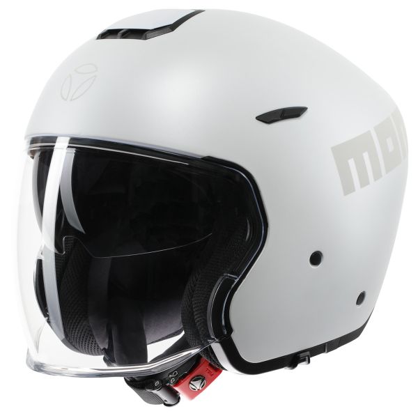 jet Momo Design Aero Mate Perlado Blanco Gris