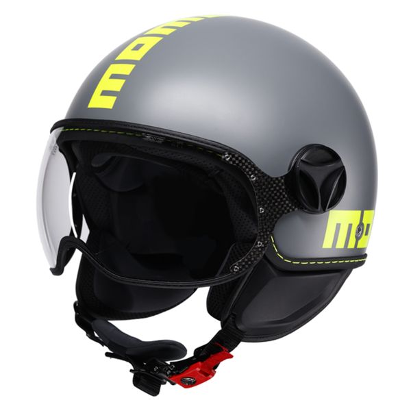 jet Momo Design FGTR Classic Fluo Gris Mate Amarillo Fluo