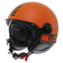 Casque jet Momo Design FGTR Classic Matt Orange Black