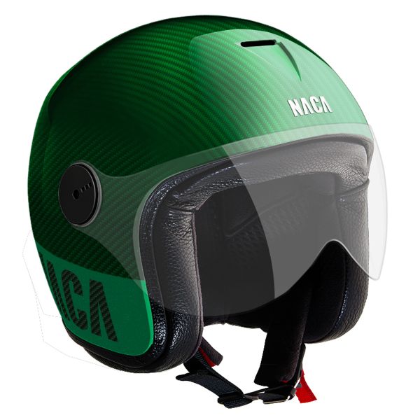 jet Naca Riviera Visor Green Carbon jet Naca Riviera Visor Green Carbon