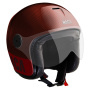 Casque jet Naca Riviera Visor Red Carbon