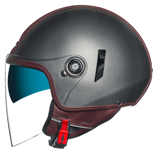 jet Nexx SX.60 Brux Titanium Burgundy Mat