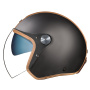 Casque jet Nexx X.G30 Groovy Black Camel Matt
