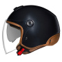 Casque jet Nexx Y.10 Sunny Black Mat Camel