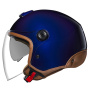 Casque jet Nexx Y.10 Sunny Indigo Blue Camel