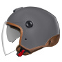 Casque jet Nexx Y.10 Sunny Titanium Camel