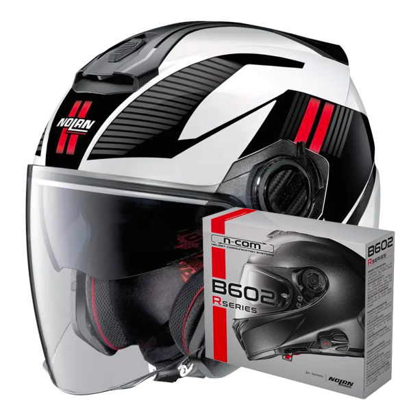 jet Nolan N40 5 Crosswalk N-Com 35 + Kit Bluetooth B602R