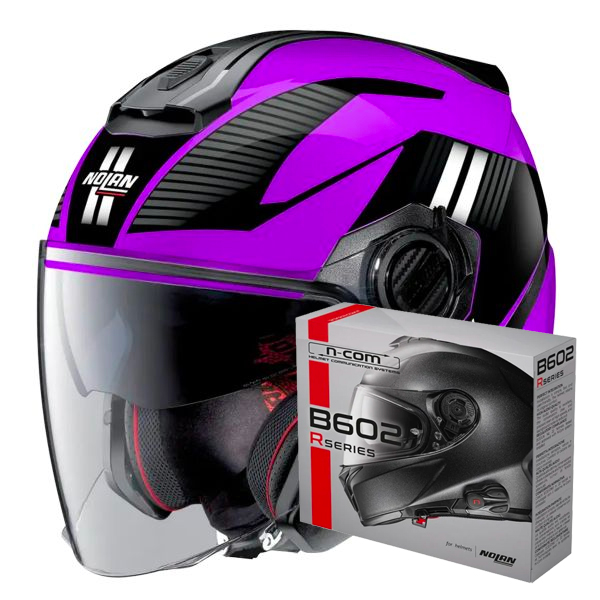 jet Nolan N40 5 Crosswalk N-Com 37 + Kit Bluetooth B602R