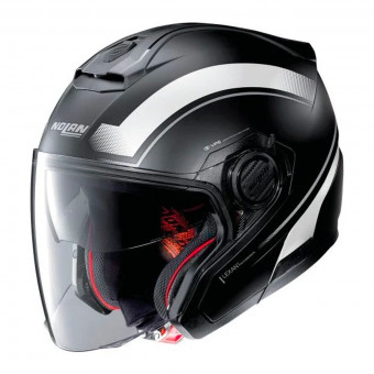 Casque jet Nolan N40 5 Resolute N-Com Plano Negro Blanco 16 Casque jet Nolan N40 5 Resolute N-Com Plano Negro Blanco 16