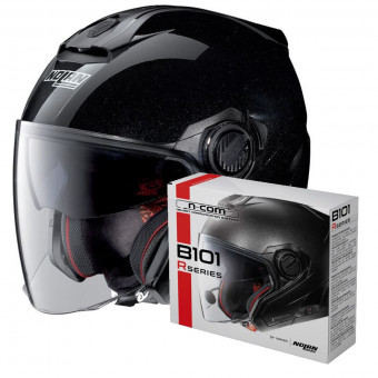 jet Nolan N40 5 Special N-Com Black 12 + Kit Bluetooth B101R
