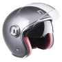 Casque jet NOX Heritage Silver