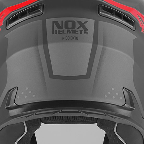 NOX N130 Ekto Mat Black Red