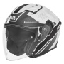 Casque jet NOX N130 Ekto White Black