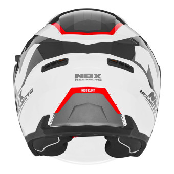NOX N130 Klint White Red + Kit Bluetooth 5S Solo