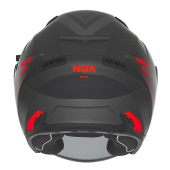 NOX N130 Myst Matt Black Red