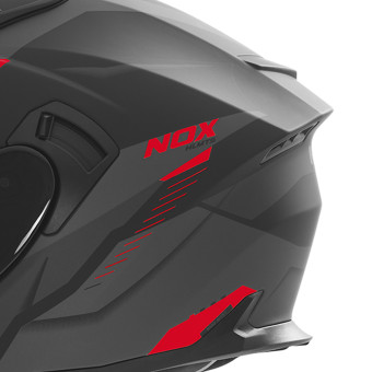 NOX N130 Myst Matt Black Red