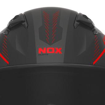 NOX N130 Myst Matt Black Red