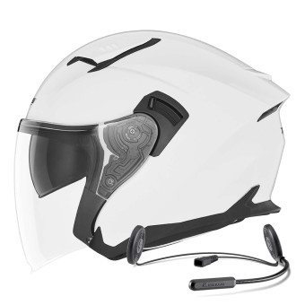 jet NOX N130 Pearl White + Kit Bluetooth Lokui K10